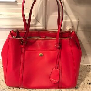 Authentic Coach Peyton Leather Jordan Bag - Used